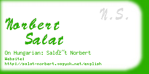 norbert salat business card